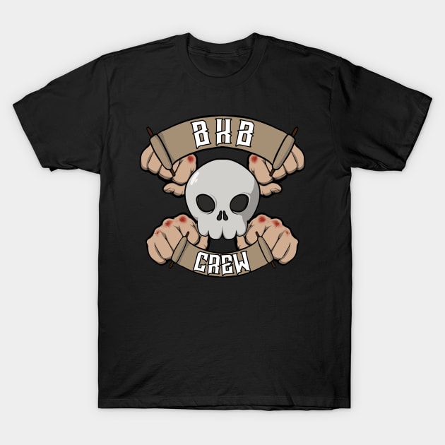 Bare Knuckle Boxing crew Jolly Roger T-Shirt by RampArt